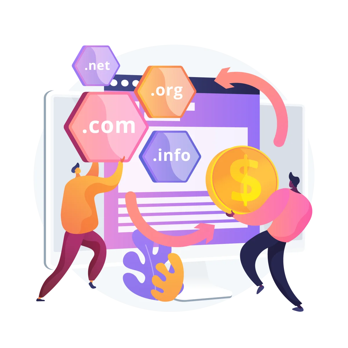 Domain registration and extension options