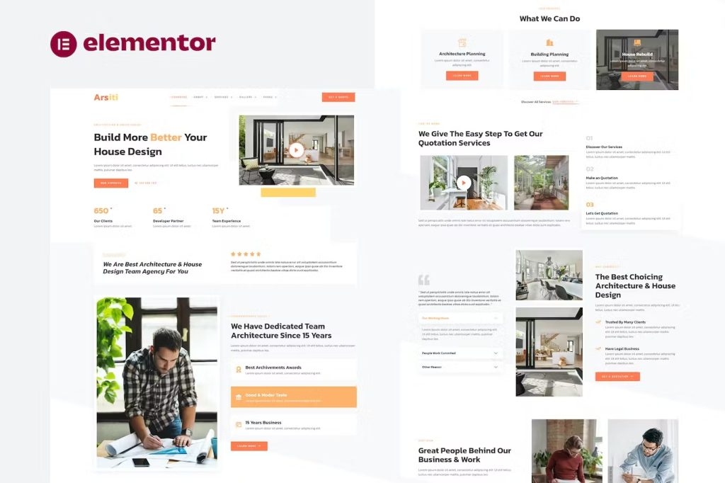 Arsiti Elementor Template