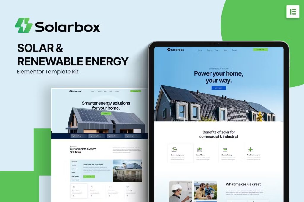 Solar&Renewable Template Kit