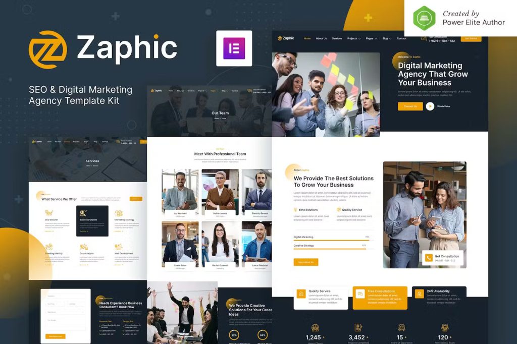 Zaphic Agency Template
