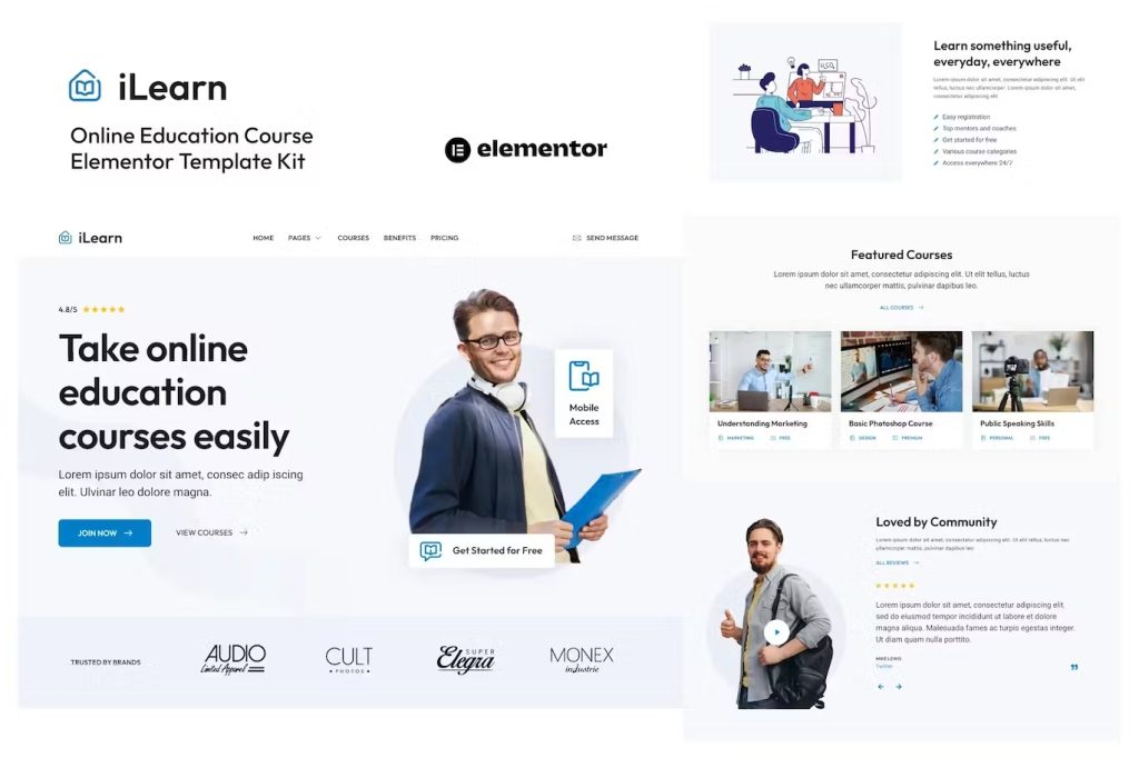 I Learn Education Template
