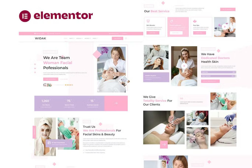 Widak Beauty Care Template