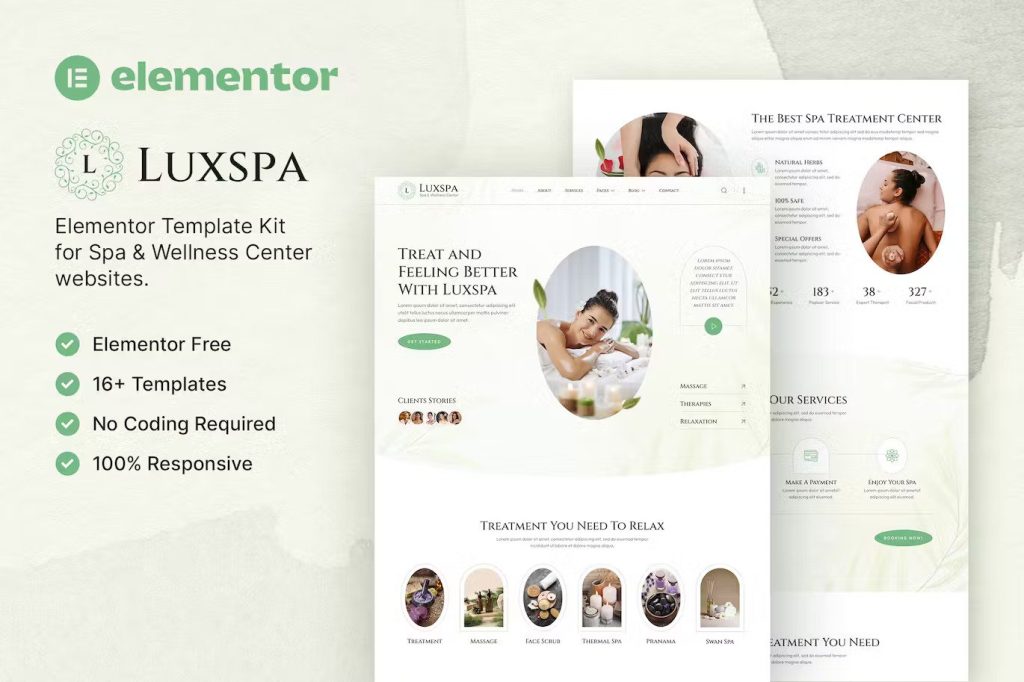 Luxpa Elementor Template