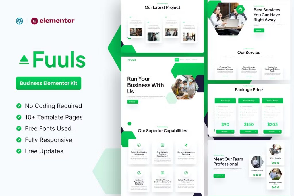 Fuuls Elementor Template
