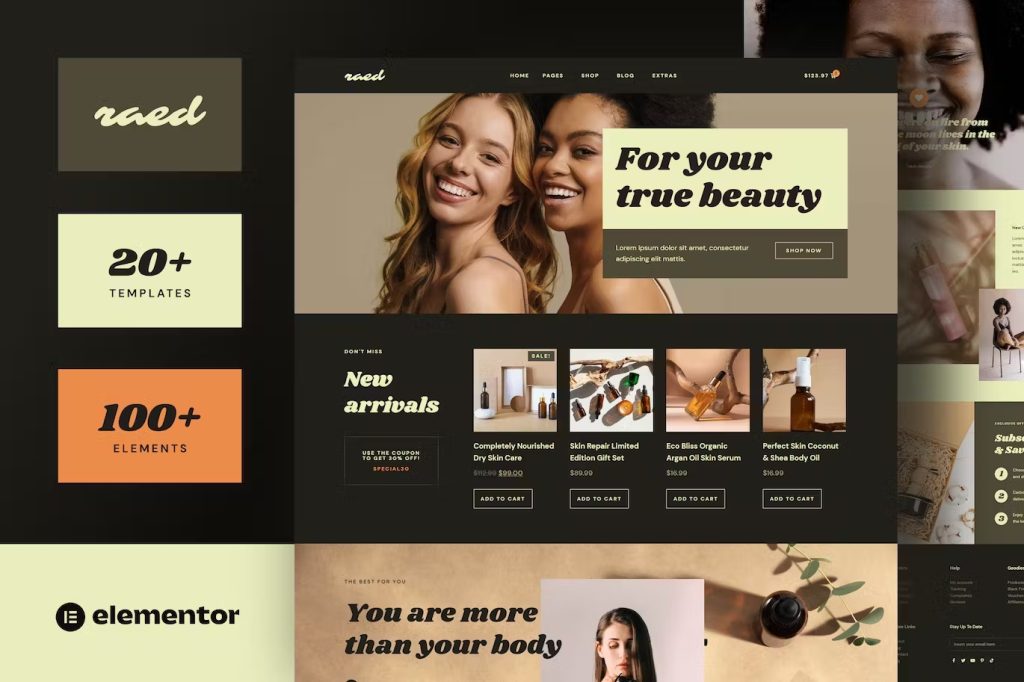 Raed Cosmetics Template
